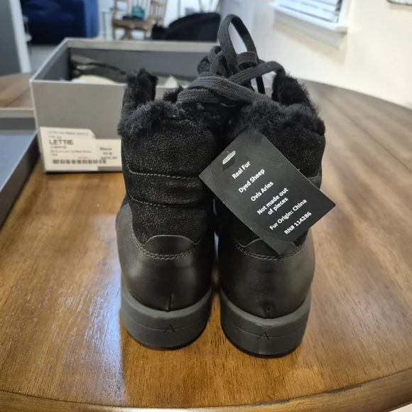 Aquatalia Black Studded Ankle Boots - Picture 3 of 4